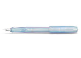 One of the most popular Kaweco Collection pens returns in a new guise: the community favorite Iridescent Pearl gives our Perkeo series a new pearl shine, now as a permanent treasure in the Kaweco range.

Iridescent icon

The Perkeo Iridescent Pearl convinces with a dazzling variety of colors. Depending on the viewer's angle of view and the incident light, the translucent writing instrument shines in a unique colour scheme, changing from green-bluish to pink. This mimics the optical effect of mother-of-pearl