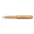 Kaweco Special Edition Bronze Sport Fountain Pen

Writing instruments of the series Kaweco Bronze Sport develop a natural and unique patina over time. It is a surface change that occurs due to user-related, chemical or corrosive influences. As a result of this each Kaweco Bronze Sport gradually becomes unique as it is used.

This pocket fountain pen is only 10.5 cm tall when closed and grows to a normal size of 13 cm with the cap tucked on.