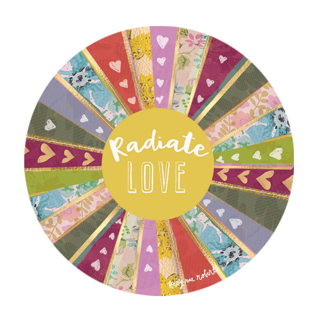 Kelly Rae Roberts Radiate Love Vinyl Sticker