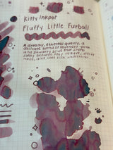 Kitty Inkpot Fluffy Little Furball Ink 绒绒毛球