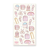 @catsoul_draws has put together the sweetest set of supplies, where even the stationery comes with whiskers and toe beans! From paw-print box cutters and cat-shaped rulers to notebooks, scissors, calculators, and washi tape, these kawaii supplies are here to make any workday a little more pawsitive.

Art by: @catsoul_draws


One sticker sheet is included.
Top Coating: None
Adhesive Layer: Paper
Backing Layer: Clear PET 
Size: 6.69"x3.54"
Weight-0.03oz