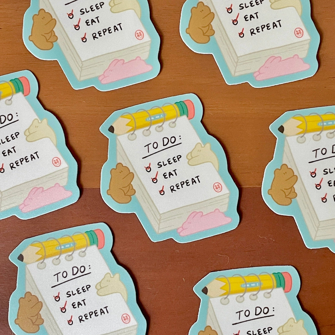 2.5” inch waterproof matte vinyl sticker

Whats on your to-do list?

Perfect for notebooks, water bottles, etc.