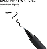 Enhance your lettering skills with this gentle grip Kuretake Bimoji Fude Brush Pen. With the beautiful Japanese word Bimoji meaning beautiful lettering, this brush pen will ensure that each stroke comes out sophisticated and extremely detailed, emphasizing every aspect of your writing. This pen in particular was designed to imitate the aesthetics and weight of the traditional calligraphy brush.