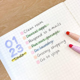 Ideal for illustrations, lettering, pointillism or stippling, scrapbooking and more! 'Dot' point mild colors 6/pkg.
