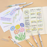 Ideal for illustrations, lettering, pointillism or stippling, scrapbooking and more! 'Dot' point mild colors 6/pkg.
