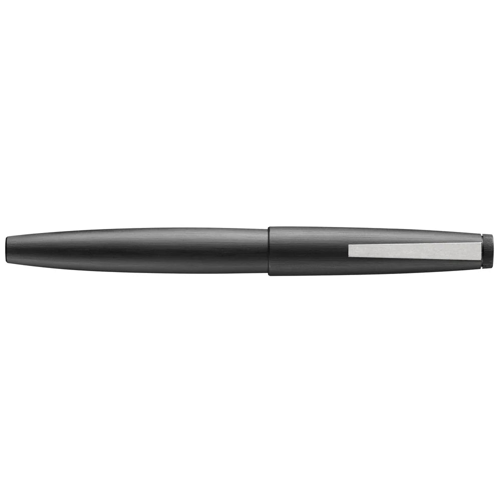 In the beginning was the LAMY 2000: since 1966, the icon has been writing design history. Then as now, the LAMY 2000 has always been a fixture of the LAMY design. It stands out above all for its high level of engineering and embodies a unique symbiosis of aesthetics and functionality. Experience a premium-grade writing experience thanks to seamless material combinations, an externally sprung stainless steel clip and comfortable body balancing.

Piston operated filling system
fibreglass
fittings: stainless s
