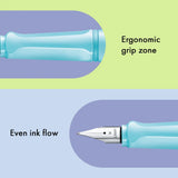 LAMY Safari Fountain Pen - Aquasky

Fountain pen, icon, global success: the LAMY safari has been a beloved classic since its introduction in the 1980s and enjoys a cult status untypical for a writing instrument. Countless colours and ever-changing special editions make hearts beat faster - whether for the pencil case or the carefully curated fountain pen collection.

The LAMY safari is more than the sum of its details: it is aesthetic, robust and individual. The distinctive, self-sprung clip keeps the writi