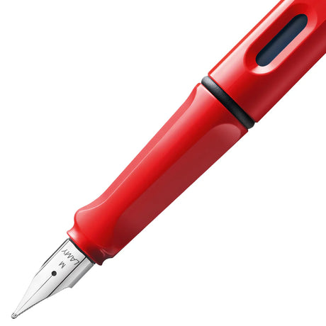 Fountain pen, icon, global success: the LAMY safari has been a beloved classic since its introduction in the 1980s and enjoys a cult status untypical for a writing instrument. Countless colours and ever-changing special editions make hearts beat faster - whether for the pencil case or the carefully curated fountain pen collection.

The LAMY safari is more than the sum of its details: it is aesthetic, robust and individual. The distinctive, self-sprung clip keeps the writing instrument securely fastened in p