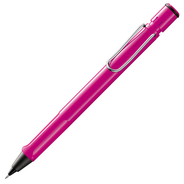 Fountain pen, icon, global success: the LAMY safari has been a beloved classic since its introduction in the 1980s and enjoys a cult status untypical for a writing instrument. Countless colours and ever-changing special editions make hearts beat faster - whether for the pencil case or the carefully curated fountain pen collection.

The LAMY safari is more than the sum of its details: it is aesthetic, robust and individual. The distinctive, self-sprung clip keeps the writing instrument securely fastened in p
