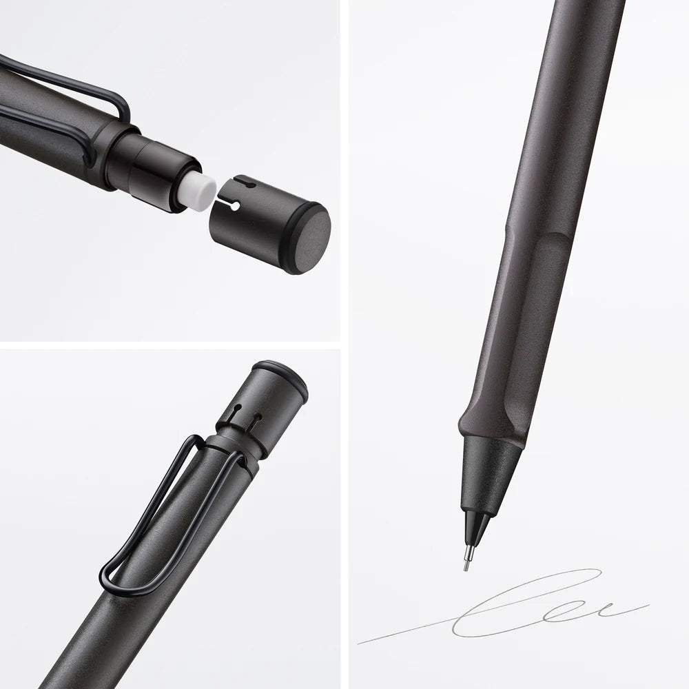 Fountain pen, icon, global success: the LAMY safari has been a beloved classic since its introduction in the 1980s and enjoys a cult status untypical for a writing instrument. Countless colours and ever-changing special editions make hearts beat faster - whether for the pencil case or the carefully curated fountain pen collection.

The LAMY safari is more than the sum of its details: it is aesthetic, robust and individual. The distinctive, self-sprung clip keeps the writing instrument securely fastened in p