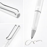 Fountain pen, icon, global success: the LAMY safari has been a beloved classic since its introduction in the 1980s and enjoys a cult status untypical for a writing instrument. Countless colours and ever-changing special editions make hearts beat faster - whether for the pencil case or the carefully curated fountain pen collection.

The LAMY safari is more than the sum of its details: it is aesthetic, robust and individual. The distinctive, self-sprung clip keeps the writing instrument securely fastened in p