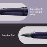 LAMY Special Edition Safari Fountain Pen - Meteora

Fountain pen, icon, global success: the LAMY safari has been a beloved classic since its introduction in the 1980s and enjoys a cult status untypical for a writing instrument. Countless colours and ever-changing special editions make hearts beat faster - whether for the pencil case or the carefully curated fountain pen collection.

The LAMY safari is more than the sum of its details: it is aesthetic, robust and individual. The distinctive, self-sprung clip
