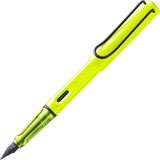 LAMY Special Edition Safari Fountain Pen - Neon Yellow

Fountain pen, icon, global success: the LAMY safari has been a beloved classic since its introduction in the 1980s and enjoys a cult status untypical for a writing instrument. Countless colours and ever-changing special editions make hearts beat faster - whether for the pencil case or the carefully curated fountain pen collection.

The LAMY safari is more than the sum of its details: it is aesthetic, robust and individual. The distinctive, self-sprung 