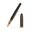 Iconic look

The simple geometric lines brought an elegant style and were favored by different age groups. Laban presents Antique'II to pen lovers who are fascinated by the retro style.

Eco-friendly Pens

The material of Antique'II is recycled brass—a friendly fountain pen for both you and the earth.

Classic torpedo design

The Antique'II has a clean and vintage look. It is perfect for every writing occasion with its minimal geometric style.

A well-designed, reliable pen

Sleek, spring-loaded pocket clip