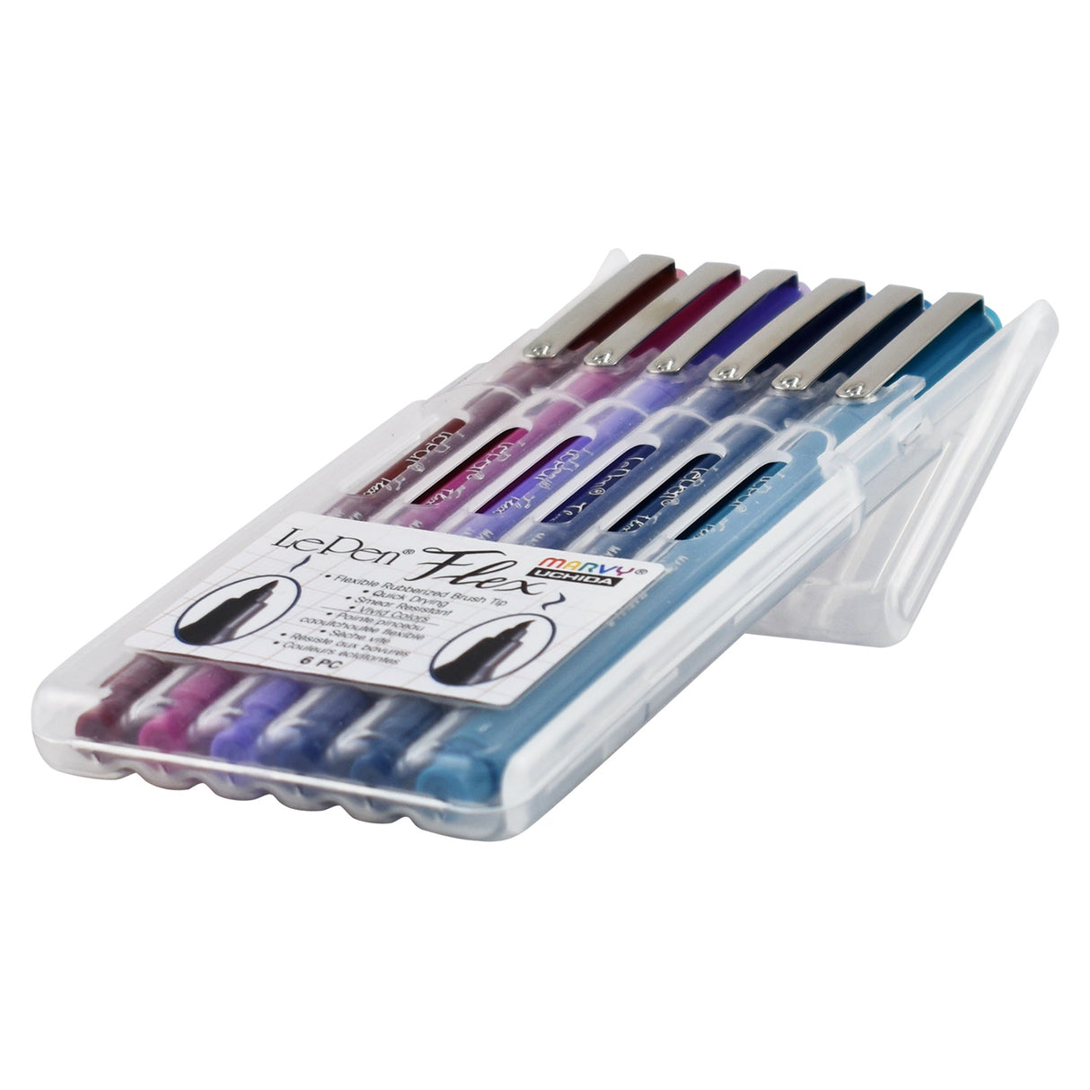 Le Pen Flex Jewel Set 6/Pkg Uchida