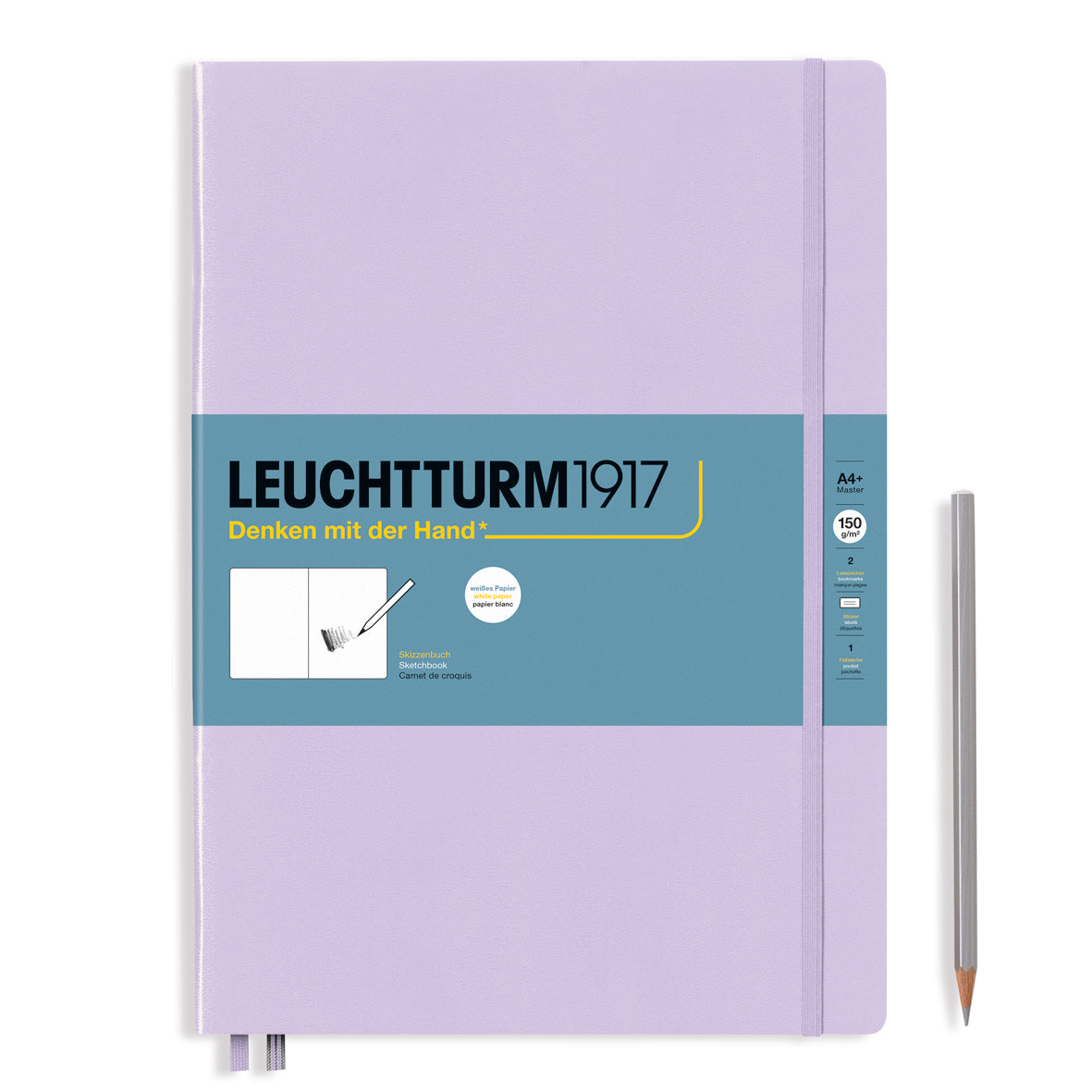 Sketching mental images, portraying people, drawing landscapes, painting, scribbling, shading, colouring and capturing what we see on paper, whenever something inspires us. All of this is now possible on our upgraded paper quality. 112 pages, 150g white paper; ideal for use with pencil, charcoal, chalk and ink.