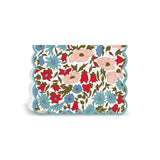Elevate your correspondence with the Liberty Premium Notecard Set. This elegant collection features 16 folded notecards showcasing 8 distinctive iconic Liberty London designs. Each card is finished with delicate die-cut scalloped edges that add a refined touch to every note you send. The set includes full-color envelopes lined with charming floral patterns, bringing beauty to every detail. Presented in a premium drawer box with a sturdy ribbon pull, this notecard set makes a sophisticated gift or a treasure