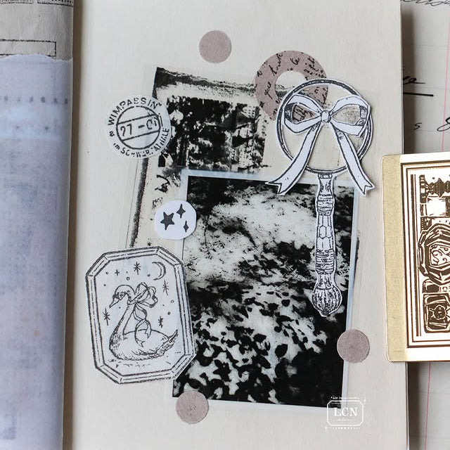 LCN Wooden Stamp - Magnifying Glass Small