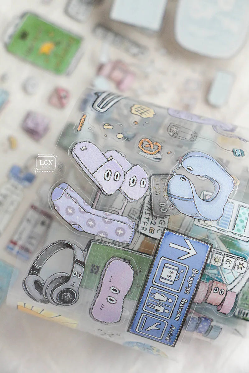 Lin Chia Ning Kiss Cut PET Tape - Travel Essentials

Travel Essentials color UV printing PET tape


Design by LinChiaNing

Made in Taiwan

PET tape.
Width: 5cm / Length: 10m
Loop: 100 cm&nbsp;
Pre-cut
Comes with one (1) roll of tape
Actual color might differ slightly from how it appears on screen due to differences in monitors