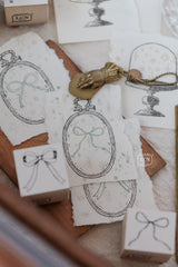 Lin Chia Ning Wooden Stamp - Bow Stamp Set