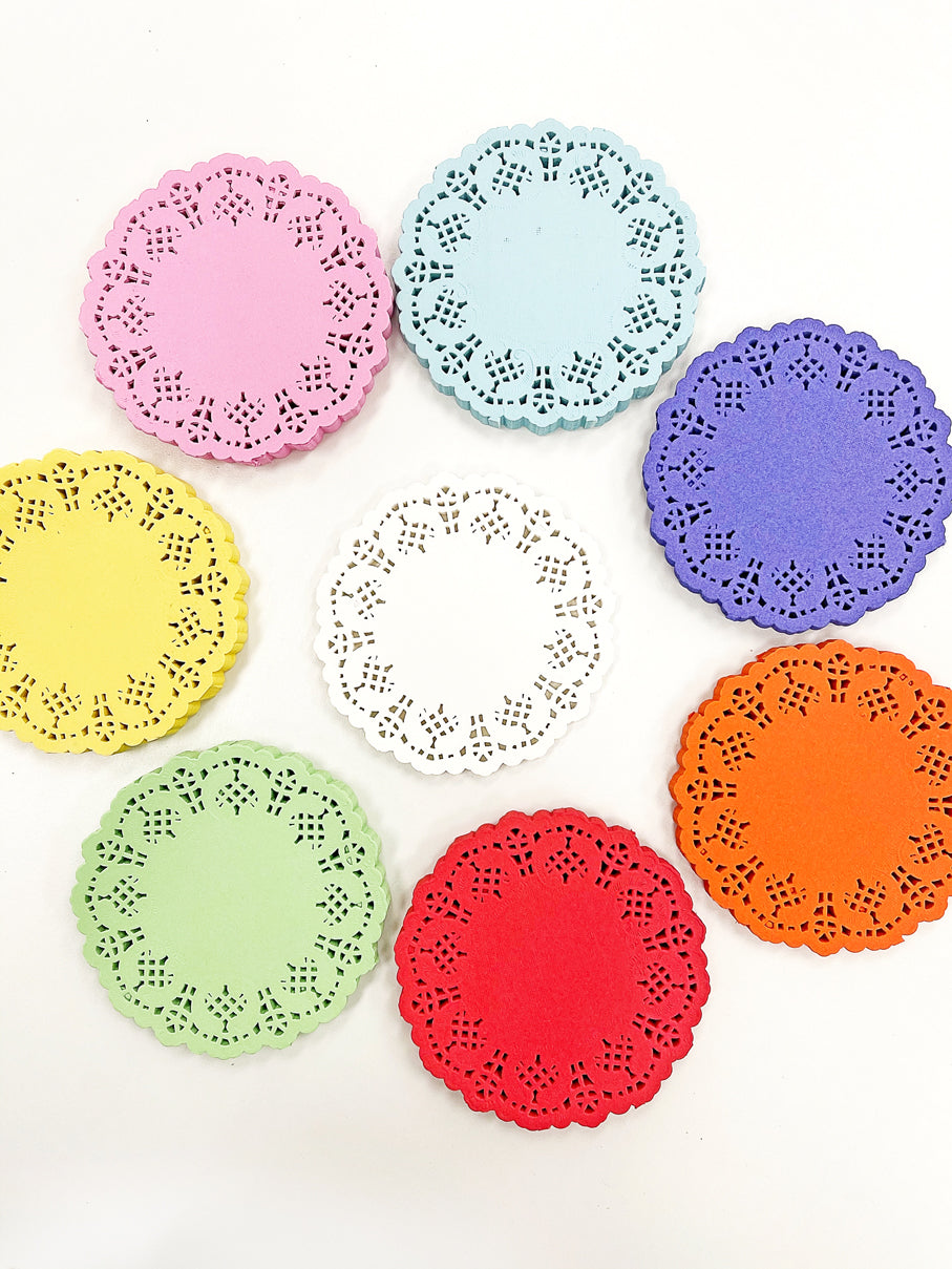 Doily Sorbete de limón 4.5" Doilys 100ct