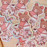 Pegatina de Little Moo &amp; Milk