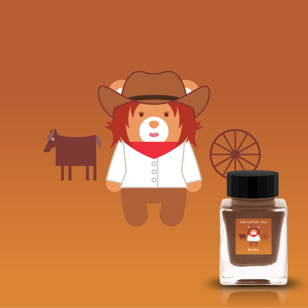 Little Craft Fest X TONO & LIMS Exclusive Ink - Rodeo Brown Cowgirl