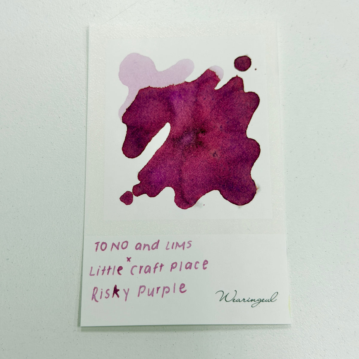 Little Craft Place X TONO & LIMS Exclusive Ink - Risky Purple