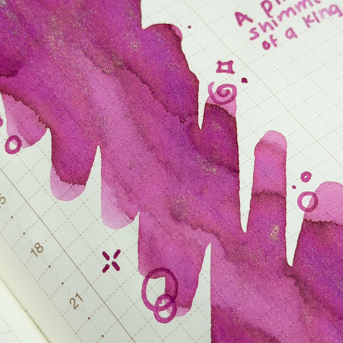 Little Craft Place X TONO & LIMS Exclusive Ink - Risky Purple (shimmer)