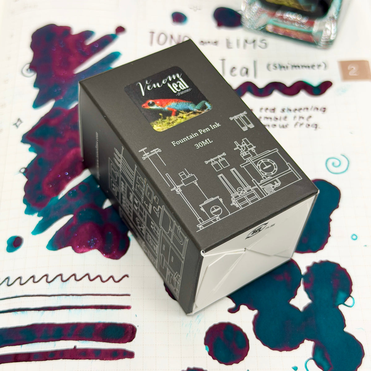 Little Craft Place X TONO & LIMS Exclusive Ink - Venom Teal (Shimmer)