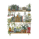 Lizzy Gass Postcard - The Botanist's Shelves

Postcard featuring my original watercolor and ink illustration of the vintage oddities and books tucked away in the shelves of a botanist, including lots of mushrooms, a tiny mouse, and red rain boots for traipsing through forests and fields to collect samples.

• Printed and cut in my studio on high quality, matte card using archival ink

• Each postcard measures 4.25 x 5.5" (A2)