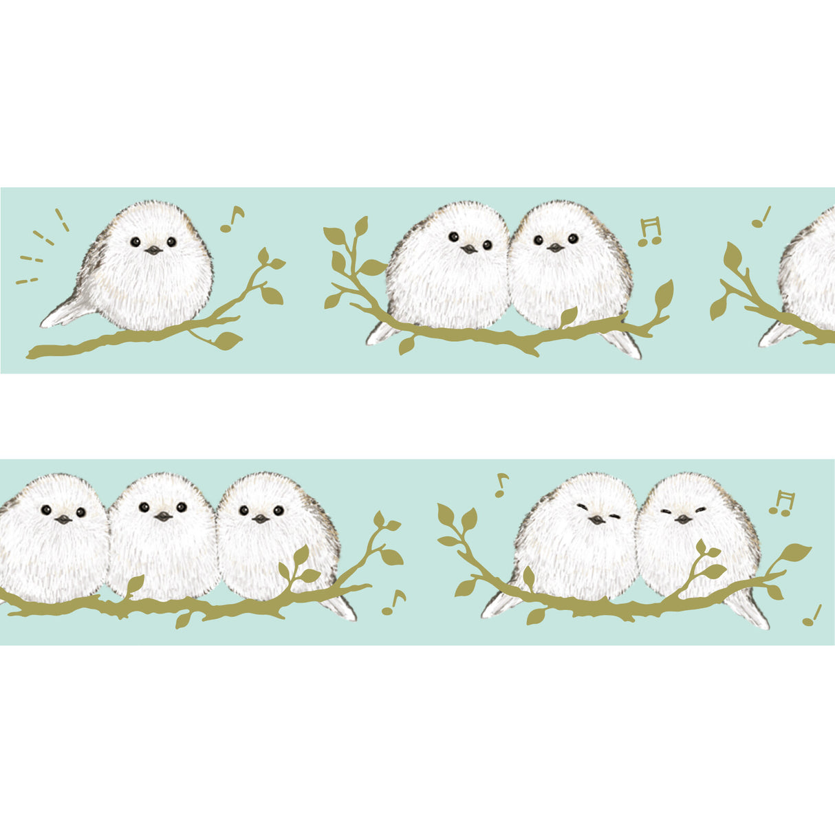 Papier Platz x MILINA Washi Tape - Love Shima Enaga