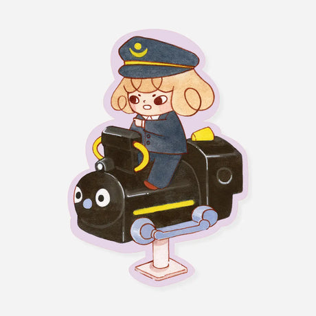 LoveSoup Studio - Play, All Aboard Sticker Vinyl Sticker

Matte sticker
water resistant
5.9 x 8.4cm (2.3 x 3.3 inches)