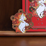 Thousand Skies Lucky Coins Horse Holographic Vinyl Sticker

Original Design
Vibrant Color Vinyl Sticker
Printed in USA
Waterproof
Dishwasher Safe
Anti UV Coating
Strong Adhesive
Design © Thousand Skies