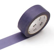 MT Washi Tape - Dark Violet

mt is the original washi masking tape, made in Japan by Kamoi Kakoshi. mt is colourful tape which is easy to tear by hand and reposition on nearly any surface. Write on it, layer it, and use it on paper, gifts, objects or the wall (mt won't damage paint - why not make a tape collage?) mt washi masking tape is now sold throughout the world in hundreds of colours and patterns.

Enjoy mt as a part of your daily life, adding a little colour everywhere.

All tapes are 15mm x 7m (0.6"