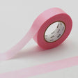 mt is the original washi masking tape, made in Japan by Kamoi Kakoshi. mt is colourful tape which is easy to tear by hand and reposition on nearly any surface. Write on it, layer it, and use it on paper, gifts, objects or the wall (mt won't damage paint - why not make a tape collage?) mt washi masking tape is now sold throughout the world in hundreds of colours and patterns.

The brilliant, saturated color of 'ganshin' tape is created when the base paper is dyed with colored resin. This unique process also 