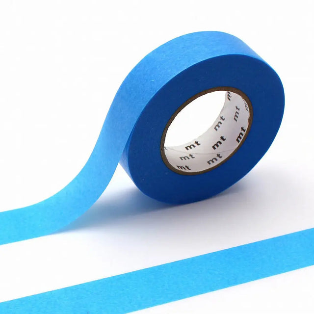 mt is the original washi masking tape, made in Japan by Kamoi Kakoshi. mt is colourful tape which is easy to tear by hand and reposition on nearly any surface. Write on it, layer it, and use it on paper, gifts, objects or the wall (mt won't damage paint - why not make a tape collage?) mt washi masking tape is now sold throughout the world in hundreds of colours and patterns.

The brilliant, saturated color of 'ganshin' tape is created when the base paper is dyed with colored resin. This unique process also 