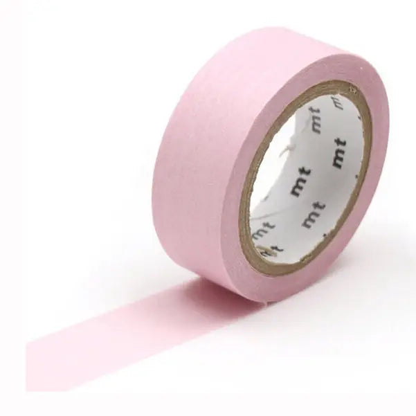mt is the original washi masking tape, made in Japan by Kamoi Kakoshi. mt is colourful tape which is easy to tear by hand and reposition on nearly any surface. Write on it, layer it, and use it on paper, gifts, objects or the wall (mt won't damage paint - why not make a tape collage?) mt washi masking tape is now sold throughout the world in hundreds of colours and patterns.

Enjoy mt as a part of your daily life, adding a little colour everywhere.

All tapes are 15mm x 7m (0.6"X23')
