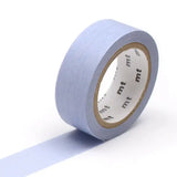 MT Washi Tape - Pastel Ultramarine

mt is the original washi masking tape, made in Japan by Kamoi Kakoshi. mt is colourful tape which is easy to tear by hand and reposition on nearly any surface. Write on it, layer it, and use it on paper, gifts, objects or the wall (mt won't damage paint - why not make a tape collage?) mt washi masking tape is now sold throughout the world in hundreds of colours and patterns.

Enjoy mt as a part of your daily life, adding a little colour everywhere.

All tapes are 15mm x 7