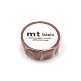 mt is the original washi masking tape, made in Japan by Kamoi Kakoshi. mt is colourful tape which is easy to tear by hand and reposition on nearly any surface. Write on it, layer it, and use it on paper, gifts, objects or the wall (mt won't damage paint - why not make a tape collage?) mt washi masking tape is now sold throughout the world in hundreds of colours and patterns.

Enjoy mt as a part of your daily life, adding a little colour everywhere.

All tapes are 15mm x 7m (0.6"X23')