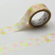 mt is the original washi masking tape, made in Japan by Kamoi Kakoshi. mt is colourful tape which is easy to tear by hand and reposition on nearly any surface. Write on it, layer it, and use it on paper, gifts, objects or the wall (mt won't damage paint - why not make a tape collage?) mt washi masking tape is now sold throughout the world in hundreds of colours and patterns.

Enjoy mt as a part of your daily life, adding a little colour everywhere.

All tapes are 15mm x 7m (0.6"X23')