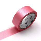 mt is the original washi masking tape, made in Japan by Kamoi Kakoshi. mt is colourful tape which is easy to tear by hand and reposition on nearly any surface. Write on it, layer it, and use it on paper, gifts, objects or the wall (mt won't damage paint - why not make a tape collage?) mt washi masking tape is now sold throughout the world in hundreds of colours and patterns.

Enjoy mt as a part of your daily life, adding a little colour everywhere.

All tapes are 15mm x 7m (0.6"X23')