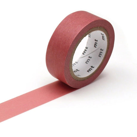 mt is the original washi masking tape, made in Japan by Kamoi Kakoshi. mt is colourful tape which is easy to tear by hand and reposition on nearly any surface. Write on it, layer it, and use it on paper, gifts, objects or the wall (mt won't damage paint - why not make a tape collage?) mt washi masking tape is now sold throughout the world in hundreds of colours and patterns.

Enjoy mt as a part of your daily life, adding a little colour everywhere.

All tapes are 15mm x 7m (0.6"X23')