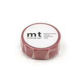 mt is the original washi masking tape, made in Japan by Kamoi Kakoshi. mt is colourful tape which is easy to tear by hand and reposition on nearly any surface. Write on it, layer it, and use it on paper, gifts, objects or the wall (mt won't damage paint - why not make a tape collage?) mt washi masking tape is now sold throughout the world in hundreds of colours and patterns.

Enjoy mt as a part of your daily life, adding a little colour everywhere.

All tapes are 15mm x 7m (0.6"X23')