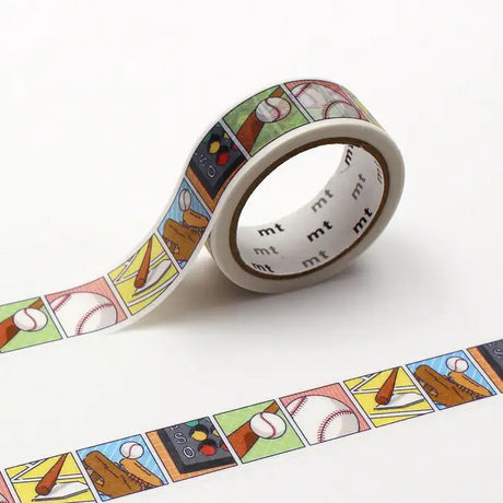 MT ex Washi Tape - Baseball

mt is the original washi masking tape, made in Japan by Kamoi Kakoshi. mt is colourful tape which is easy to tear by hand and reposition on nearly any surface. Write on it, layer it, and use it on paper, gifts, objects or the wall (mt won't damage paint - why not make a tape collage?) mt washi masking tape is now sold throughout the world in hundreds of colours and patterns.

Enjoy mt as a part of your daily life, adding a little colour everywhere.

All tapes are 15mm x 7m (0.6"