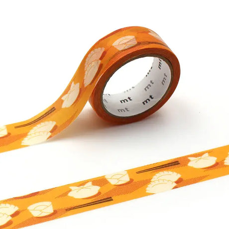 MT ex Washi Tape - Dumpling Wrappers

mt is the original washi masking tape, made in Japan by Kamoi Kakoshi. mt is colourful tape which is easy to tear by hand and reposition on nearly any surface. Write on it, layer it, and use it on paper, gifts, objects or the wall (mt won't damage paint - why not make a tape collage?) mt washi masking tape is now sold throughout the world in hundreds of colours and patterns.

Enjoy mt as a part of your daily life, adding a little colour everywhere.

All tapes are 15mm x
