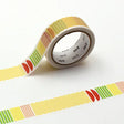 MT ex Washi Tape - Hiyashi Chuka Graphic

mt is the original washi masking tape, made in Japan by Kamoi Kakoshi. mt is colourful tape which is easy to tear by hand and reposition on nearly any surface. Write on it, layer it, and use it on paper, gifts, objects or the wall (mt won't damage paint - why not make a tape collage?) mt washi masking tape is now sold throughout the world in hundreds of colours and patterns.

Enjoy mt as a part of your daily life, adding a little colour everywhere.

All tapes are 15