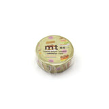 mt is the original washi masking tape, made in Japan by Kamoi Kakoshi. mt is colourful tape which is easy to tear by hand and reposition on nearly any surface. Write on it, layer it, and use it on paper, gifts, objects or the wall (mt won't damage paint - why not make a tape collage?) mt washi masking tape is now sold throughout the world in hundreds of colours and patterns.

Enjoy mt as a part of your daily life, adding a little colour everywhere.

All tapes are 15mm x 7m (0.6"X23')