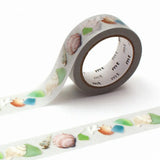 MT ex Washi Tape - Sea Glass and Shells

mt is the original washi masking tape, made in Japan by Kamoi Kakoshi. mt is colourful tape which is easy to tear by hand and reposition on nearly any surface. Write on it, layer it, and use it on paper, gifts, objects or the wall (mt won't damage paint - why not make a tape collage?) mt washi masking tape is now sold throughout the world in hundreds of colours and patterns.

Enjoy mt as a part of your daily life, adding a little colour everywhere.

All tapes are 15m
