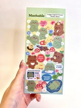 As Maobabie, we present our Sticker Sheet - Froggy Angel &amp; Friends, crafted with love by our indie artist, Jennie. Printed on matte vinyl paper, this sheet measures 210mmx170mm, making it an ideal size for decorating your phone, laptop, or any other surface. Get ready to experience our cute and soft illustrations, bringing a touch of charm to your everyday items. With Maobabie, it's all about adding a dash of whimsy to your world.

Includes one (1) sticker sheet